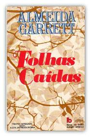 Capa do livro Folhas Cadas de Almeida Garret