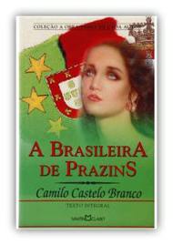 Capa do livro A Brazileira de Prazins de Camilo Castelo Branco