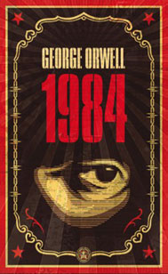 Capa do livro 1984 de George Orwell