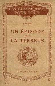 Capa do livro Um Episdio no Tempo do Terror de Honor de Balzac