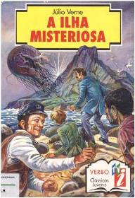 Capa do livro A Ilha Misteriosa de Jlio Verne
