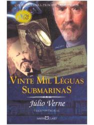 Capa do livro Vinte Mil Lguas Submarinas de Jlio Verne