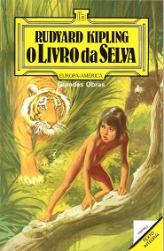 Capa do livro O Livro da Selva de Rudyard Kipling