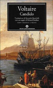 Capa do livro Cndido de Voltaire